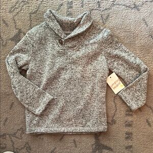 Jumping Beans Gray Shawl Collar Pullover Sweater